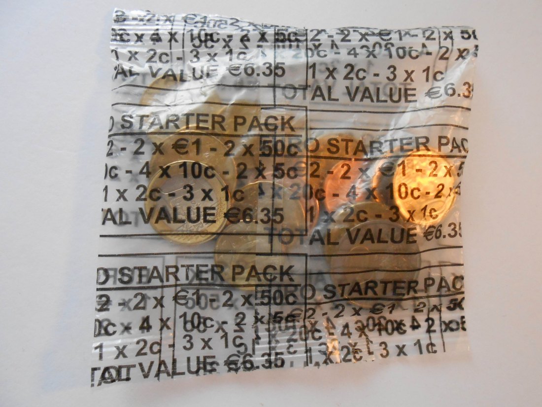 #L42 Starterkit EURO Irland, Total 6,35 EURO, ungeöffnet   