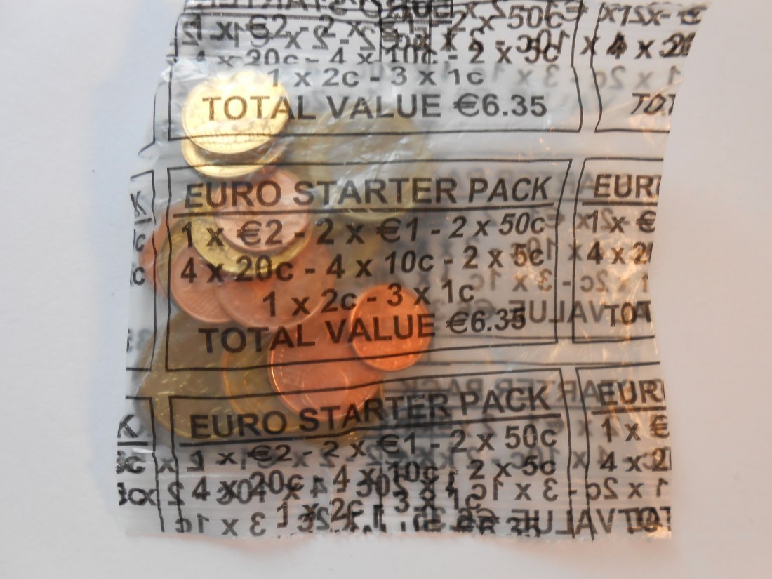  #L42 Starterkit EURO Irland, Total 6,35 EURO, ungeöffnet   