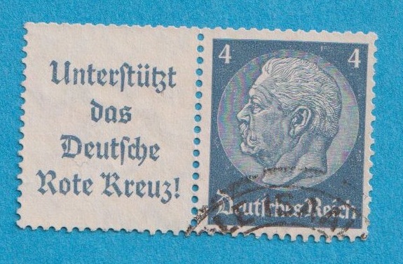 Deutsches Reich MH. Zusammendrucke Mi.A 17/514 Waagerecht W 89 gest