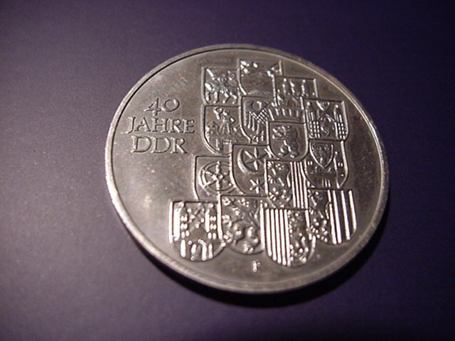  DDR 10 Mark 40 Jahre DDR 1989   
