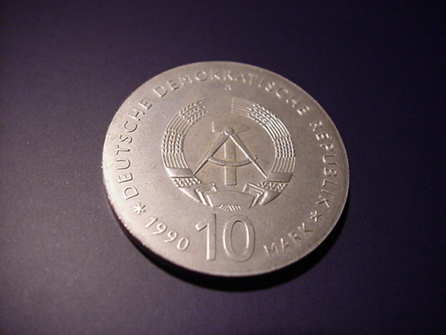  DDR 10 Mark Zum 175.Todestag von Joh. Gottlieb Fichte 1990   