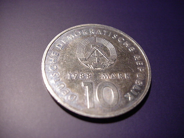  DDR 10 Mark 40 Jahre DTSB 1988   