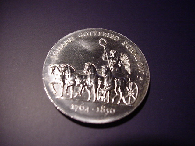  DDR 10 Mark Zum 225.Geb.v.Johann Gottfried Schadow!989   