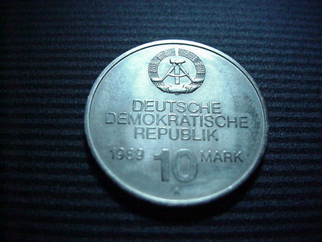  DDR 10 Mark 40 Jahre RGW 1989   