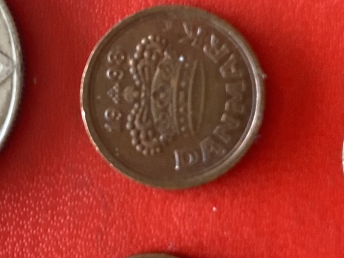  Münze Münzen Umlaufmünze Dänemark 25 Öre 1998   