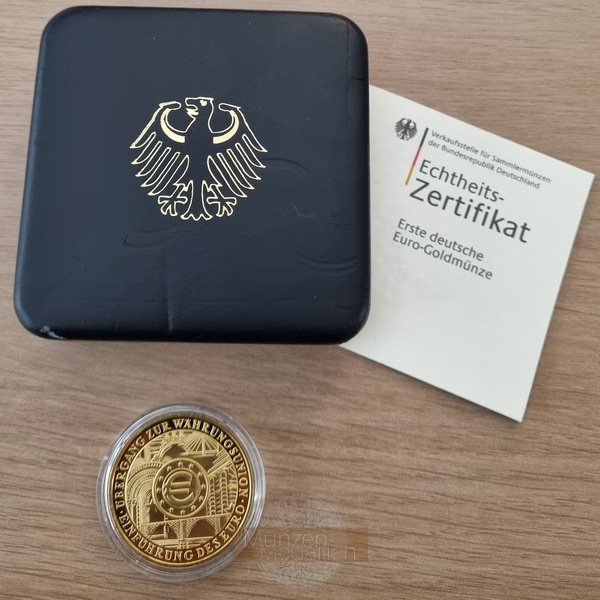 BRD  200 Euro MM-Frankfurt  Feingold: 31g Einführung des Euro 2002 D 