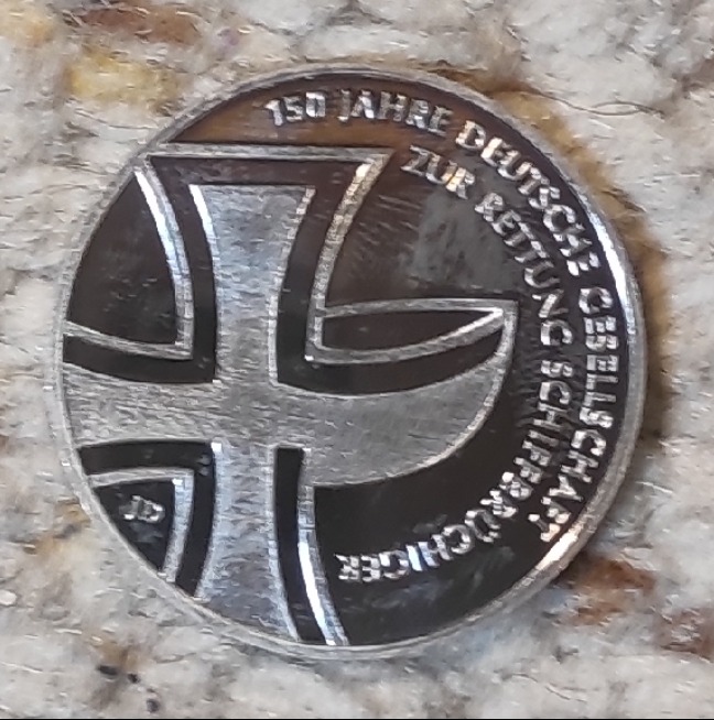 Deutschland 10 € 2015 J, 150 Jahre Deutsche Gesellschaft zur Rettung Schiffbrüchiger   