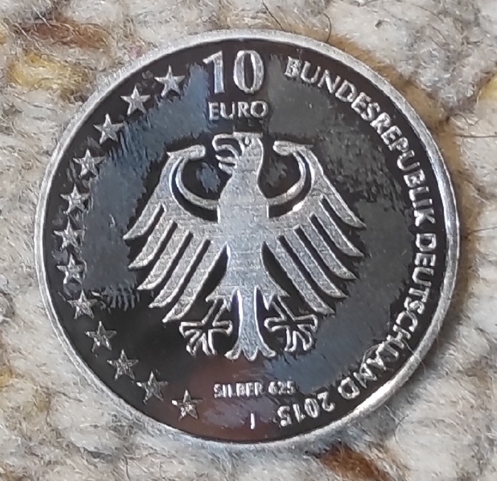  Deutschland 10 € 2015 J, 150 Jahre Deutsche Gesellschaft zur Rettung Schiffbrüchiger   