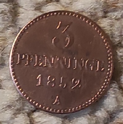  Mecklenburg-Schwerin 3 Pfennig 1852   