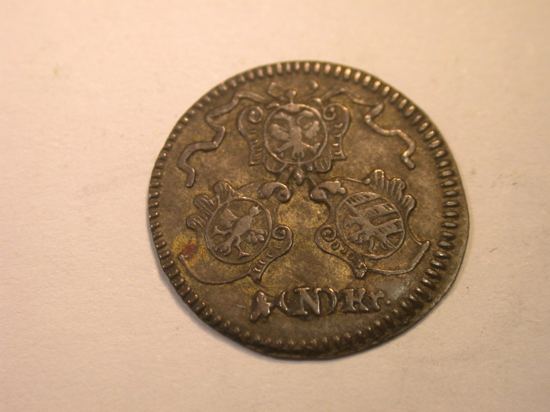  K03 Nürnberg 1 Kreuzer Stadtansicht 1773 in ss+  Originalbilder   