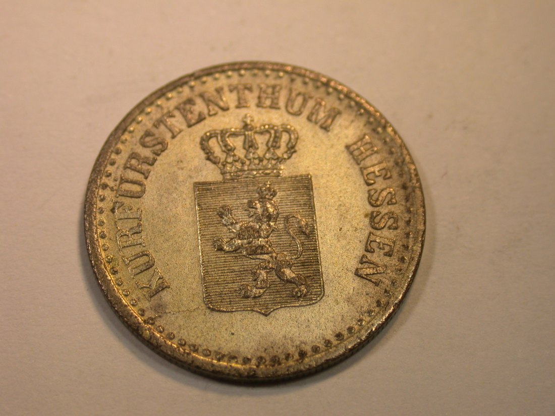  K03 Hessen-Kassel 1 Silbergroschen 1860 in f.ST !!!  Originalbilder   
