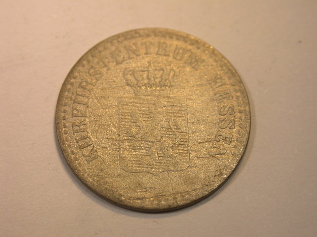  K03 Hessen-Kassel 1 Silbergroschen 1861 in f.schön  Originalbilder   