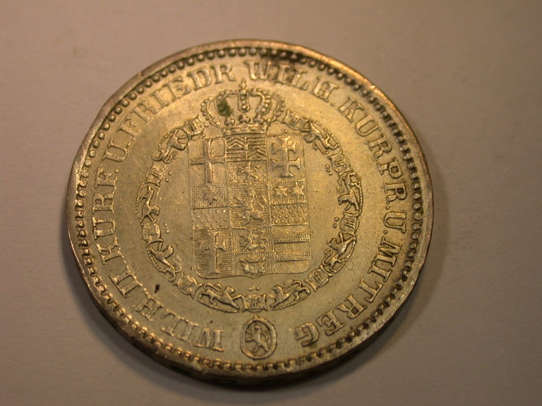  K03 Hessen-Kassel  1/6 Taler 1836 in ss/ss-vz Silber  Originalbilder   