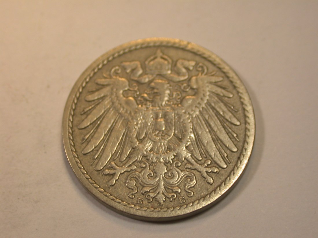  K03 KR  5 Pfennig 1896 E in s-ss    Originalbilder   