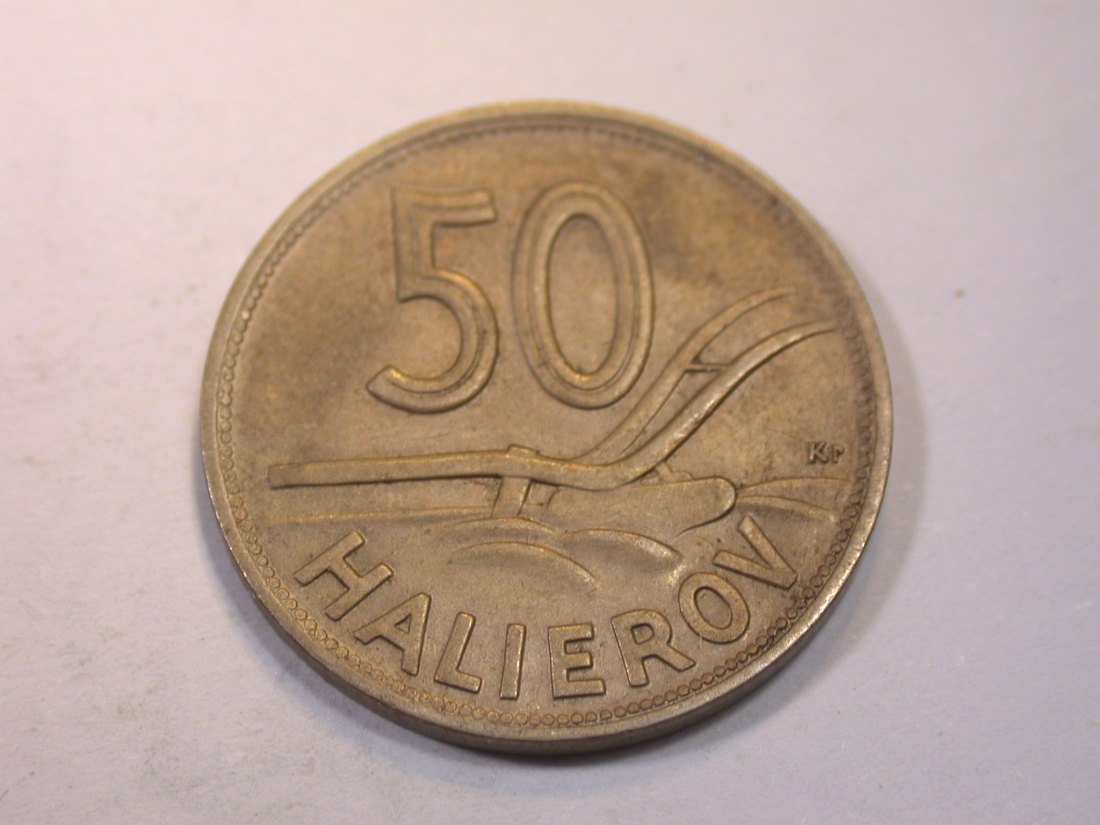  K03 Slowakei  50 Heller 1941 in vz   Originalbilder   