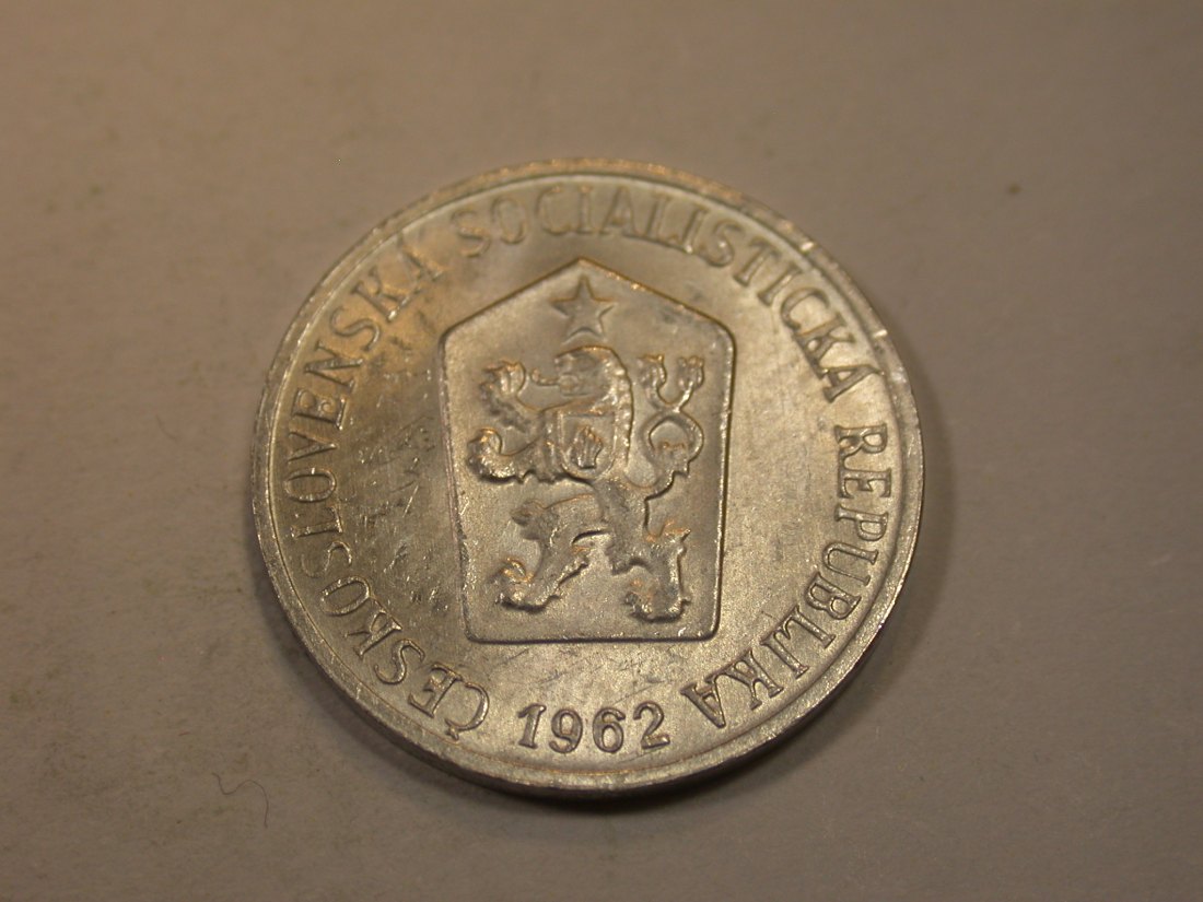  K03  CSSR  1 Heller 1962 in unc   Originalbilder   