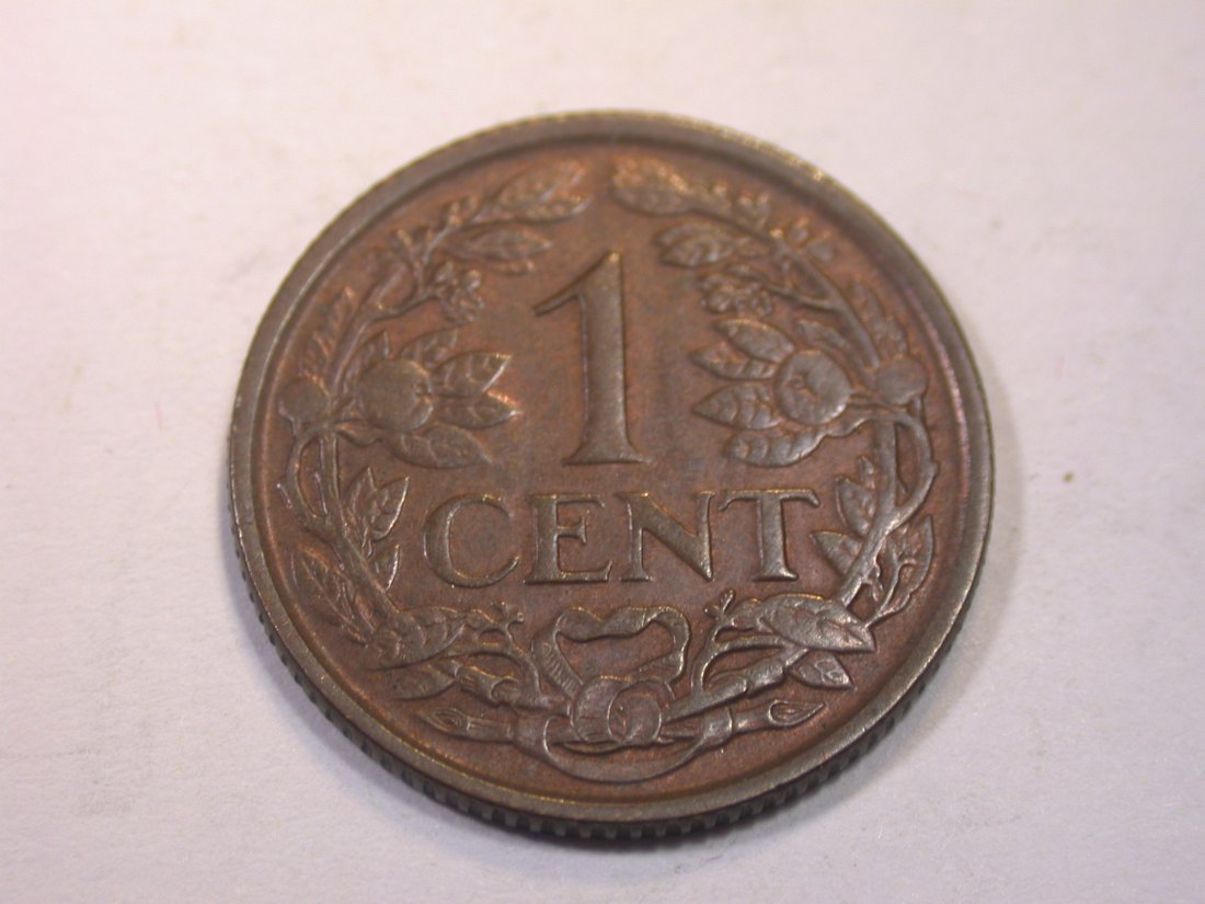K03 Niederlande 1 Cent 1940 in vz Originalbilder