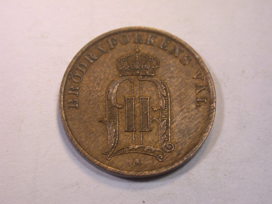  K03  Schweden  1 Öre 1904 in vz   Originalbilder   