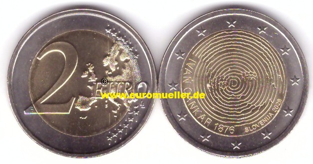 Slowenien 2 Euro Sondermünze 2026...Cankar   