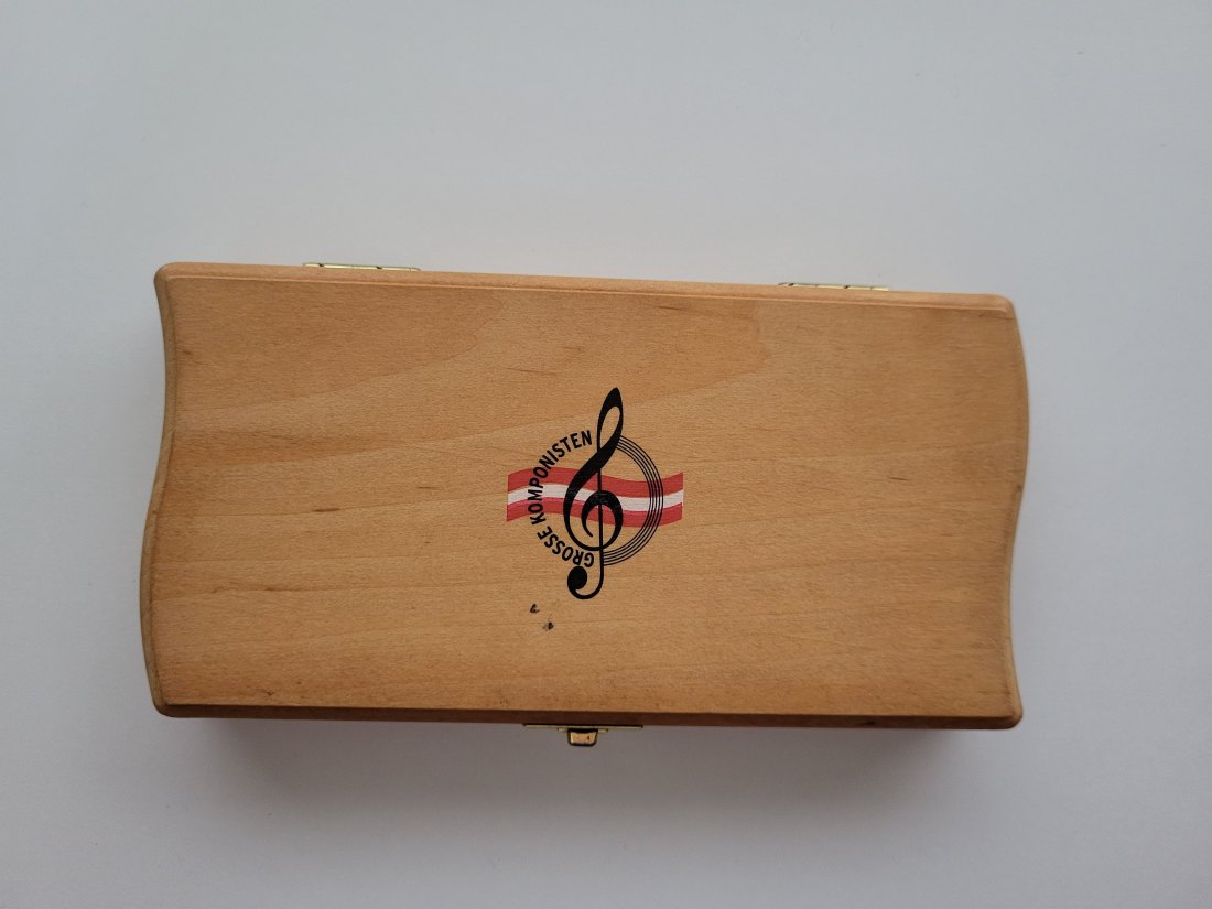  Etui Holz für 3x 50,- Euro Münze Österreich gebraucht Österreich Spittalgold9800 (00   