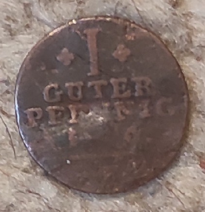  Schaumburg-Hessen, 1 guter Pfennig 1800? (1787 - 1803)   