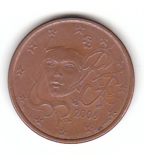  5 Cent Frankreich 2006 (F253) b.   