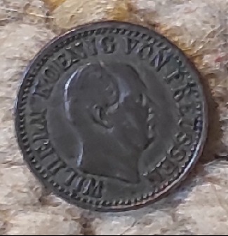  Preußen 1/2 Silbergroschen 1872, SILBER   
