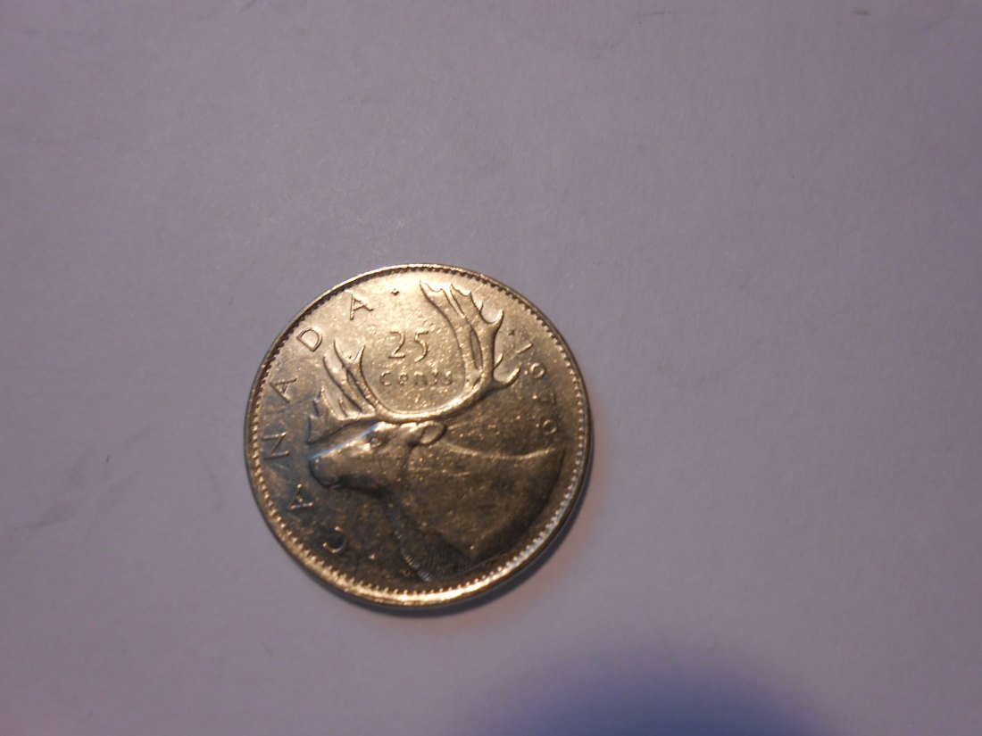  Kanada 25 Cent 1979 Königin Elizabeth II. KM# 74 (Nickel)   