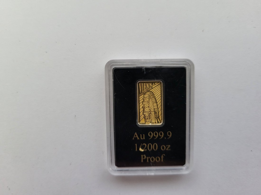  10 Dollar 2024 Vienna Goldbarren 1/200 Oz 999.9 Charles III. Solomon Island Spittalgold9800 (5527   