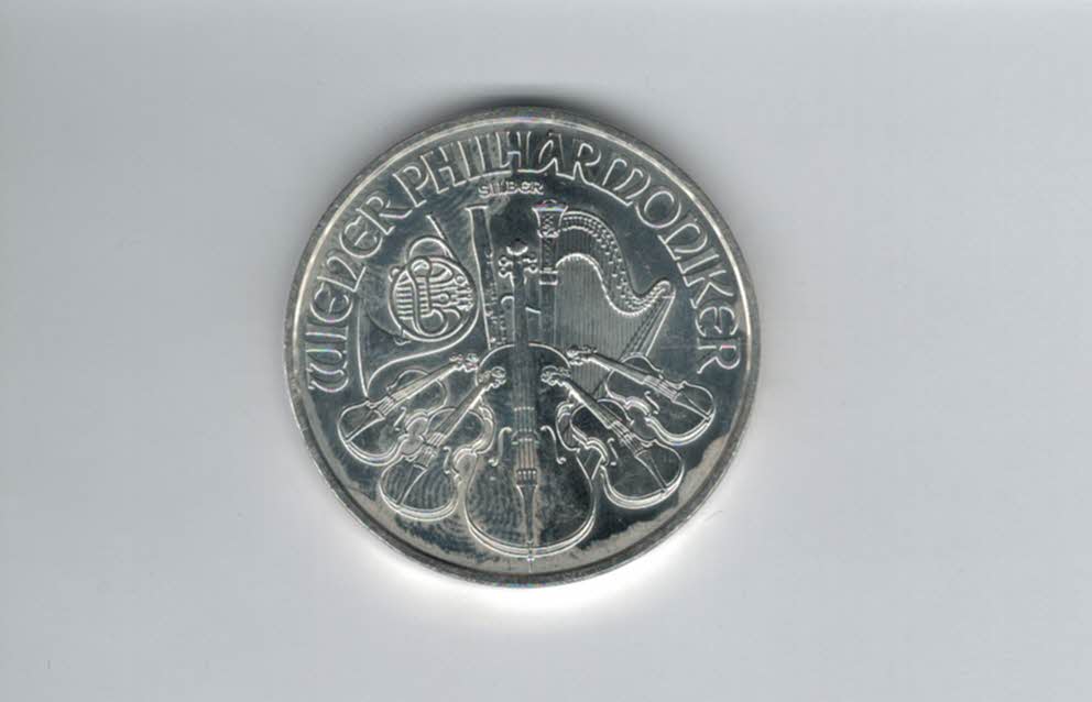  Philharmoniker 2021 1,50 Euro 1 Oz Flecken Silbermünzen Österreich Spittalgold9800 (1248   