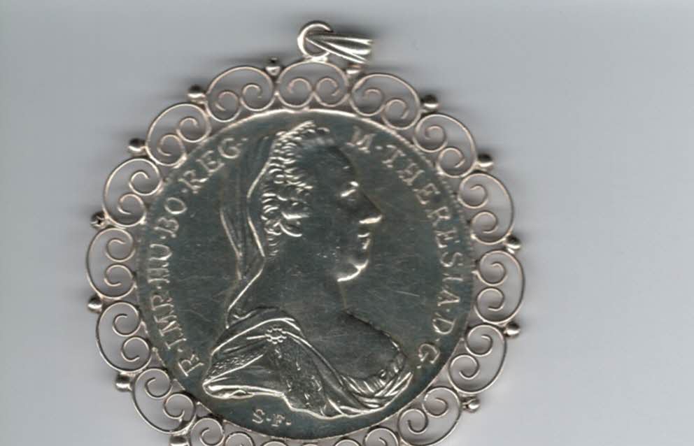  Maria Theresia Taler NP 1780 Anhänger zum Gedenken silber 33,1g Österreich Spittalgold9800 (3469   