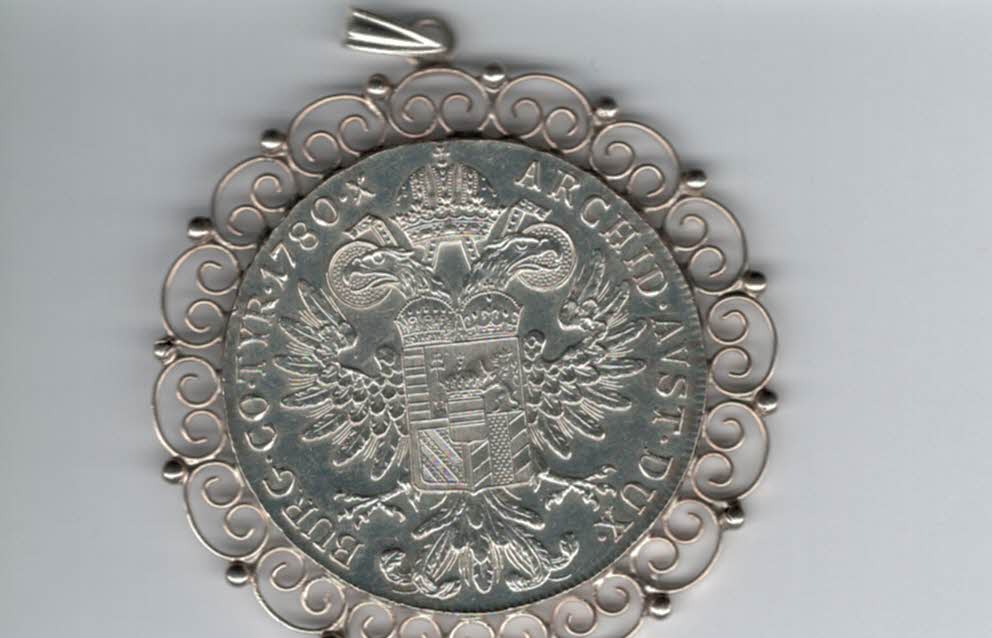  Maria Theresia Taler NP 1780 Anhänger zum Gedenken silber 33,1g Österreich Spittalgold9800 (3469   