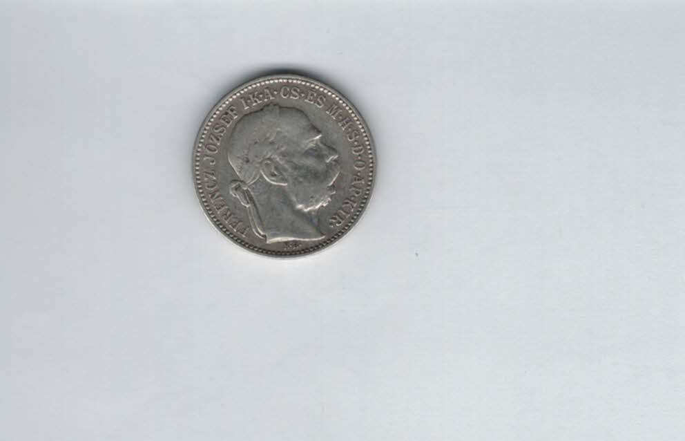  1 Korona 1916 á 4,17g fein Ag Kronenwährung Ungarn Franz Joseph I. Spittalgold9800 (1277   