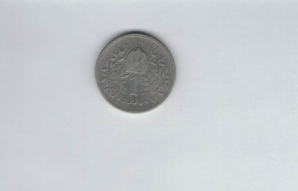  1 Krone 1894 á 4,17g fein silber Kronenwährung Österreich Spittalgold9800 (4508   