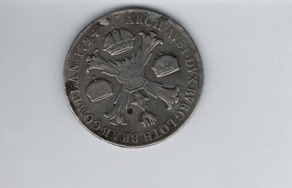  Kronentaler 1794 Franz II. silber 29g Kronenwährung Österreich Spittalgold9800 (3469   