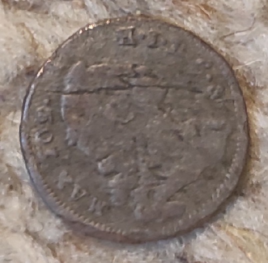  Bayern 1 Kreuzer 1750, SILBER, schlecht erhalten   