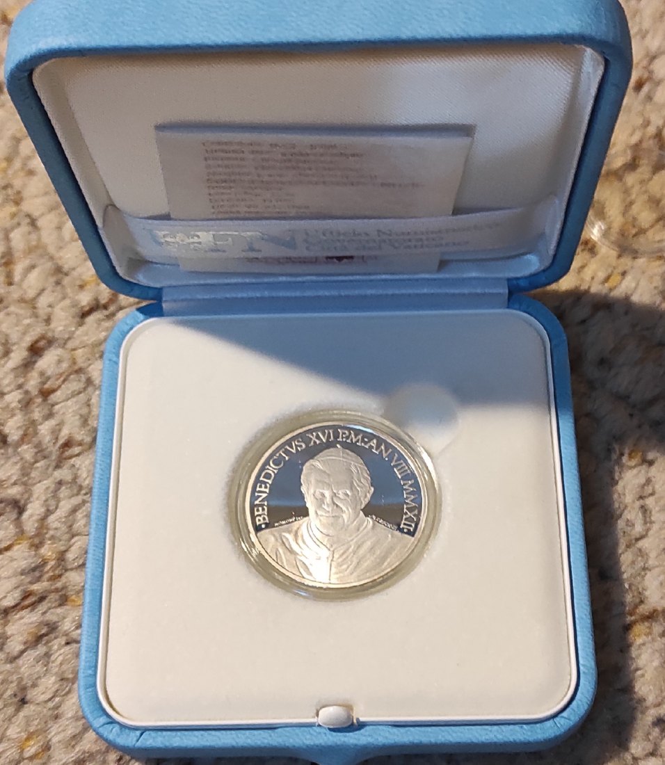 Vatikan 10 € 2012, SILBER, 20. Welttag der Kranken in Originalschatulle mit Echtheitszertifikat   