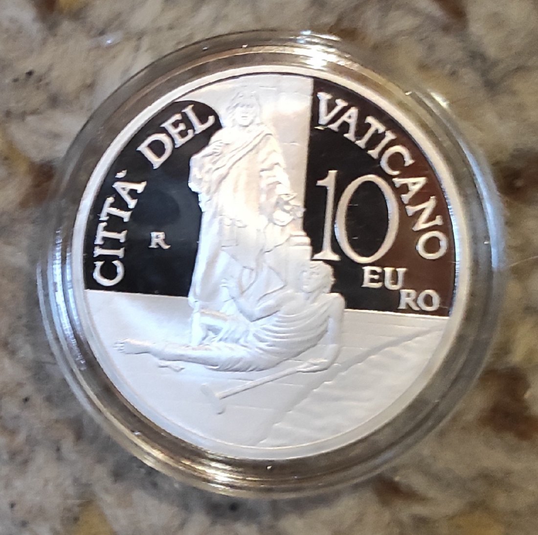  Vatikan 10 € 2012, SILBER, 20. Welttag der Kranken in Originalschatulle mit Echtheitszertifikat   