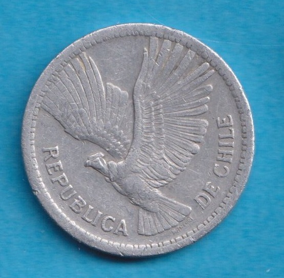  Chile 10 Pesos 1958   