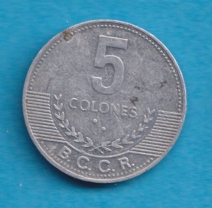 Costa Rica 5 Colones 2008