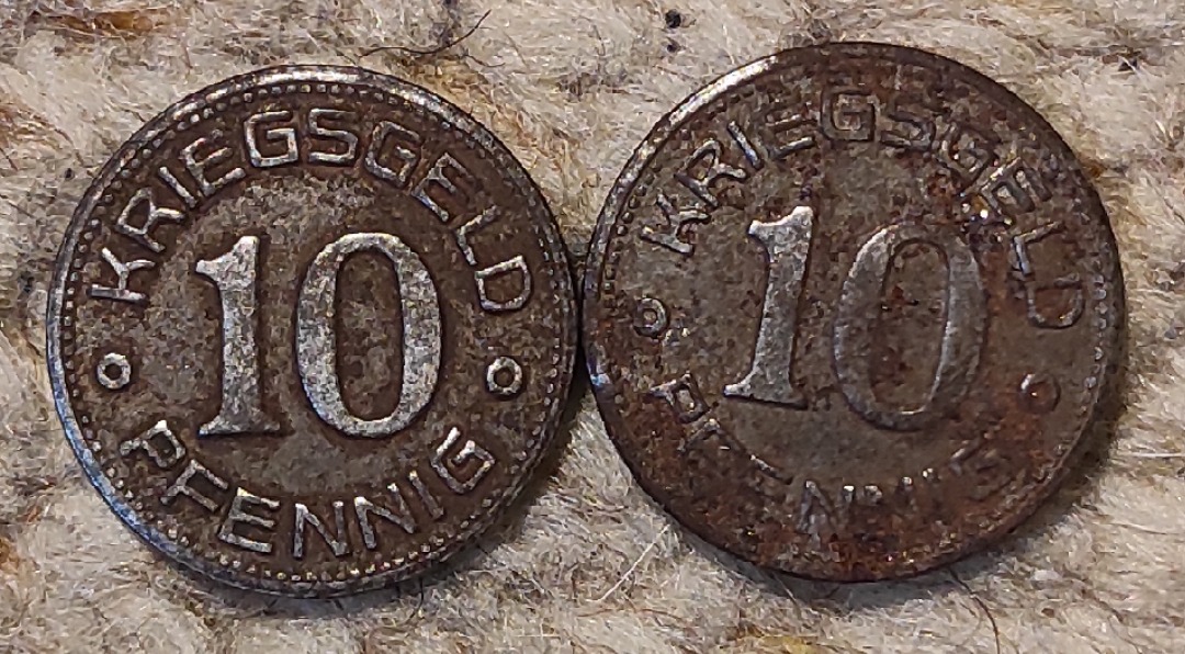  Weissenfels 2 x 10 Pfennig Notgeld   