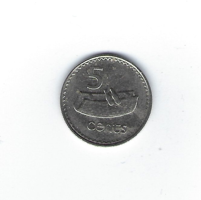  Fidschi 5 Cents 1990   
