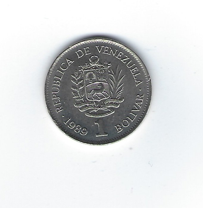  Venezuela 1 Bolivar 1989   