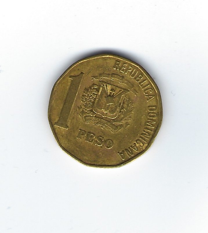  Dominikanische Republik 1 Peso 1992   