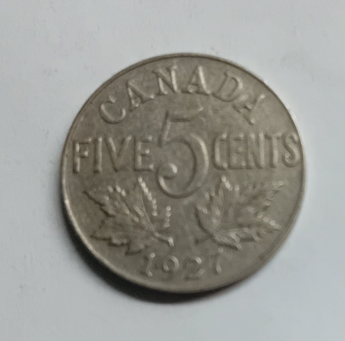  Kanada 5 Cent 1927 König George V. KM# 29 (Nickel)   