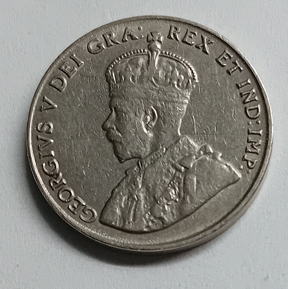  Kanada 5 Cent 1922 König George V. KM# 29 (Nickel)   