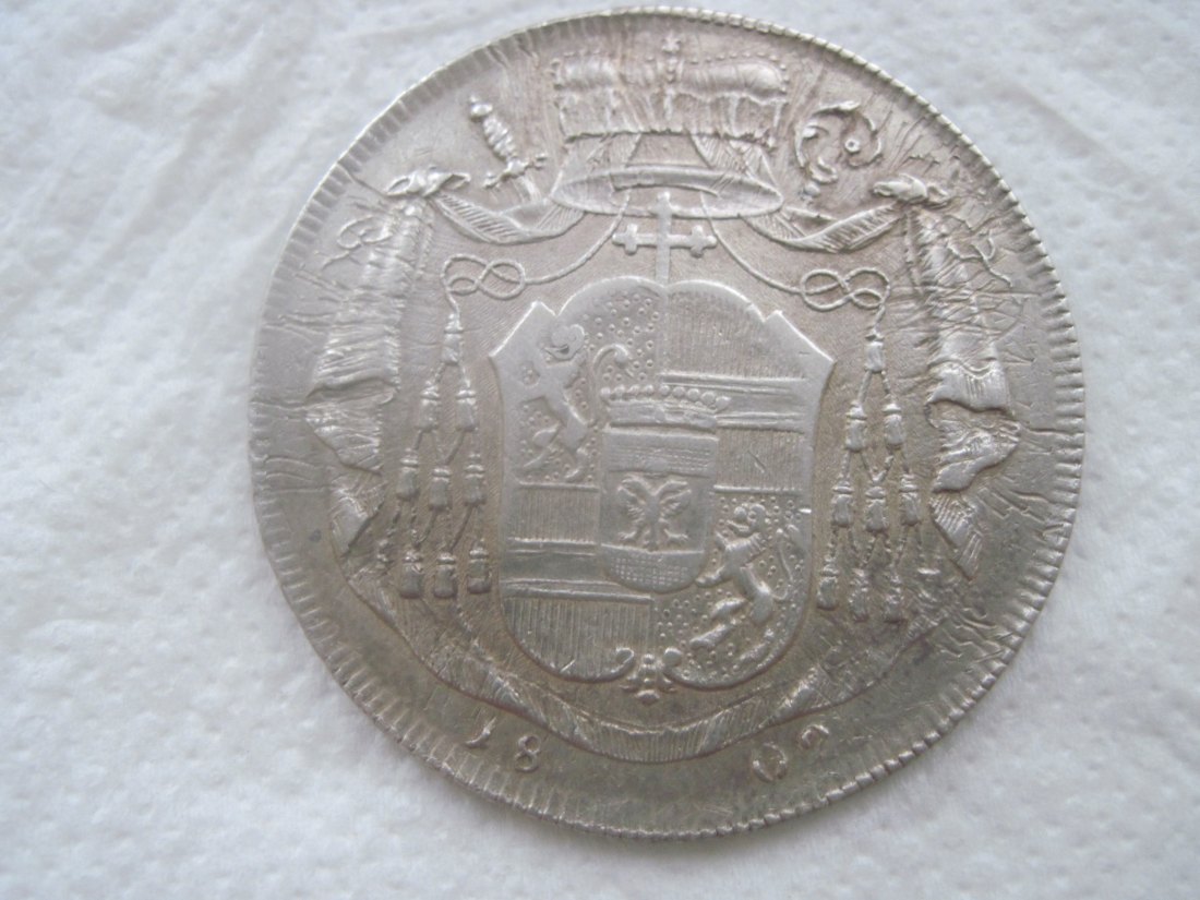  SalZburg- ErZbistum rare almost last mint date taler 1802 M Hieronymus Graf  Colloredo (1772-1803)   