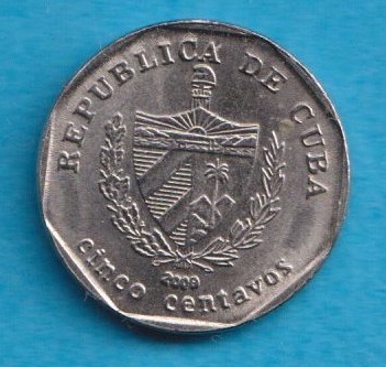  Kuba 5 Centavos 2009   
