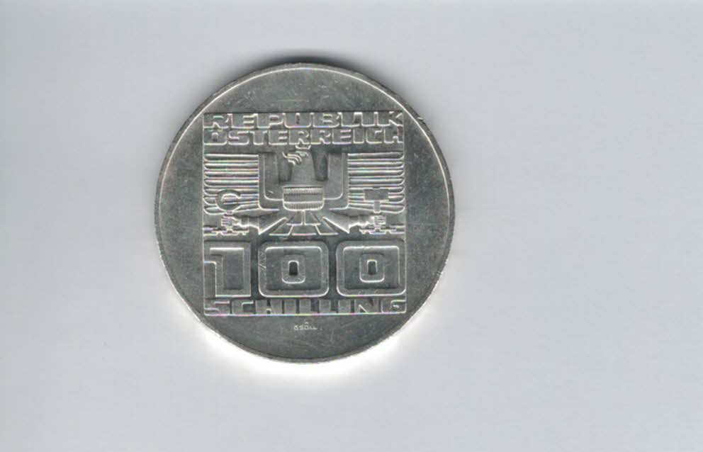  100 Schilling 1975 20 Jahre Staatsvertrag 15,36g fein silber Österreich 2. Republik (01914/3)   