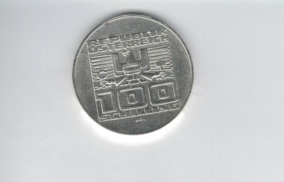 100 Schilling 1976 Kärnten Herzogstuhl 1000 Jahre 15,36g fein Ag Österreich Spittalgold9800 01914/12   
